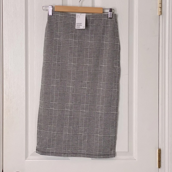 Plaid checkered pencil skirt - Picture 1 of 1